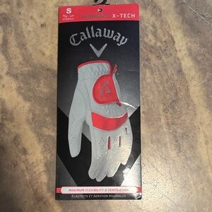 Callaway X-Tech Women's Glove in White and Pink